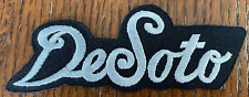 DeSoto Iron-on Embroidered Patch 4