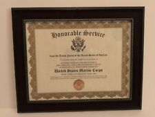 HONORABLE SERVICE~U.S. MARINE CORPS -Commemorative Certificate w/Custom Printing picture
