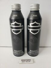 Harley Davidson Mananalu Pure Water Aluminum Water Bottle - New/Sealed lot of 2 picture
