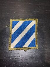 WWII US Army German Made 3rd Infantry Division Cut Edge Patch picture
