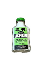 Vintage Norwich Aspirin Bottle w/ Lid and Label  Norwich New York Perfect - New picture