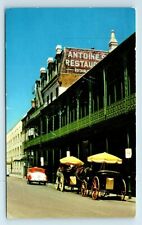 Postcard Antoine's Restaurant on St Louis Street, New Orleans LA 1962 H91 picture