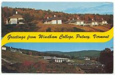 Greetings From Windham College Putney VT Vintage Postcard Vermont picture