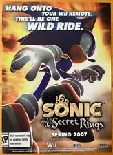 2006 Sonic and the Secret Rings Framed Print Ad/Poster Official Original Wii Art picture