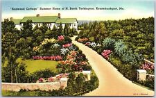 Seawood Cottage Summer Home North Booth Tarkington Kennebunkport Maine Postcard picture