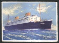Norddeutscher Lloyd Bremen Steamer Europa postcard 1931 picture
