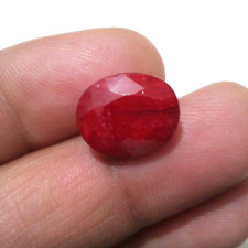 Outstanding Top Red Ruby Faceted Oval Shape 11.15 Crt Red Ruby Loose Gemstone picture