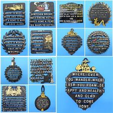 Vintage Amish Funny Novelty Sayings Trivets Metal Plaques USA YOUR CHOICE picture