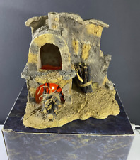 Fontanini Italy Lighted Fireplace Nativity Village 5