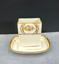 Antique Nippon Hand Painted Match Box Holder picture