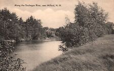 Postcard NH near Milford Along the Souhegan River Unposted Vintage PC G8865 picture