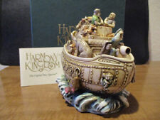 Harmony Kingdom Y2HK Ship 4 Compartments Box Figurine UK Made MSRP $175 picture