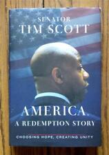 Signed TIM SCOTT Vice President: America A Redemption Story HDC Book 1st Ed 2024 picture