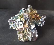 Rainbow Bismuth cluster ( approx. 100 × 70 mm / 289 gram ) picture