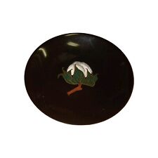 Couroc of Monterey Bowl Vintage Mid Century Modern with Cotton Plant Boll Nice  picture