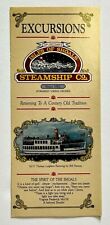 1980s Captain Whittakers Isles Shoals Steamship Tours VTG Brochure Portsmouth NH picture