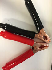 BU-41A MUELLER ALLIGATOR CLIPS RED AND BLACK 200a JAW OPENING 1.563 NOS picture