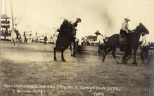 1925 RPPC Cheyenne,WY Rodeo William Leach On Pretty Dick Laramie County Wyoming picture