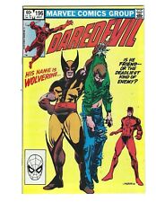 Daredevil #196 1983 NM- or better Hi Name is Wolverine Enemies Combine Ship picture