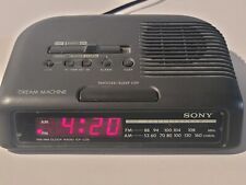 Sony Dream Machine Clock Radio AM/FM Alarm Model ICF-C25 Westclox Tested & Works picture