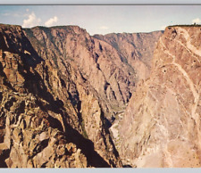 Painted Wall of the Black Canyon Gunnison Montrose CO 1960s Vintage Postcard UNP picture