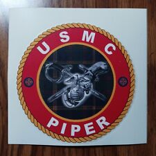 USMC Piper Decal 4.25