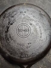 Vintage Griswold Cast Iron #6 Small Label 699 A Skillet Smooth picture