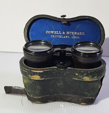 ANTIQUE OPERA GLASSES IN CASE ~COWELL AND HUBBARD CLEVELAND OHIO picture