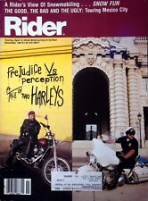 A TALE OF TWO HARLEYS; TOURING MEXICO CITY - RIDER MAGAZINE, NOV 1987 picture