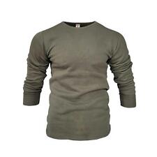 Original French Army Sweatshirt Pullover Winter Base Layer Sweater Jumper Olive picture