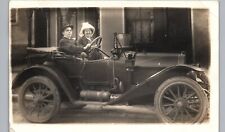GREAT SHOT ANTIQUE CAR DAYTON OH 1910s real photo postcard 1910s OHIO AUTO RPPC picture