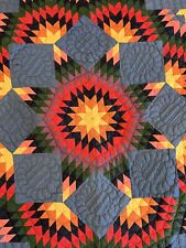 Vintage rainbow lone star quilt Arch Quilts picture