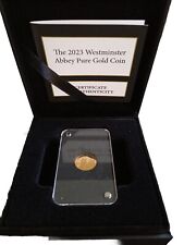 The 2023 Westminster Abbey Pure Gold Coin picture