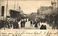Liverpool England Steamship S.S. Celtic Passenger Msg 1903 Cancel PC picture