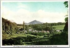 Postcard: The Village of Enniskerry, Sugar Loaf Mountain - Co. Wicklow, Ire A127 picture