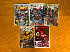 Marvel X-Force #117–120 comic book lot, plus Runaways #4, 2001 + 2008 picture