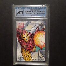 IRON MAN AP MARVEL ANNUAL SKETCH CARD 1/1 ARTIST PROOF  picture