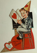 Vintage 1950s Valentines I’m No Dunce I Want You For My Valentine Box2 picture