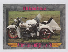 1938 Indian Sidecar #174 American Vintage Cycles Trading Card NEW/UNCIRCULATED picture