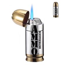 AMMO Bullet Torch Lighter Blue Flame Bottle Opener Cigarette Cigar USA Shipping picture
