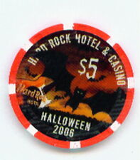$5 HARD ROCK 2006 HALLOWEEN CHIP VAMPIRE BAT  picture