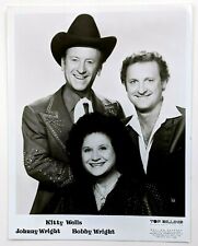1970s Johnny Wright Kitty Wells Bobby Wright Country Singers Press Photo Vintage picture