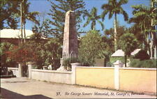 Sir George Somers Memorial St. George's Bermuda ~ 1950s picture