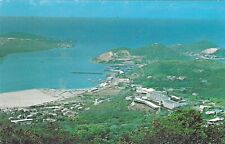 Vintage Virgin Islands Chrome Postcard Lower Entrance Charlotte Amalie Harbor picture