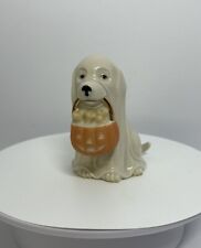 Lenox Halloween Ghost Dog With Bucket Of Bones picture