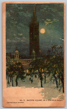 A Winter's Night View at Madison Square - Vintage Postcards - Unposted picture