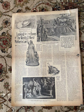 1939 American Weekly, Inc. Newspaper Laminated Page - Two Curious Articles picture