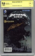 Batman and Robin #18A Gray CBCS 9.6 SS Peter J. Tomasi 2013 21-2F3BC32-006 picture