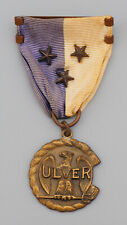 Vintage Culver Military Academy Ribbon and Bronze Tuxis Medal 3 Stars, Balfour picture