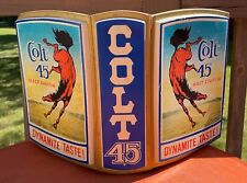Vintage Colt 45 Malt Liquor Beer Dynamite Taste Bar Display Sign Man Cave 1970s picture